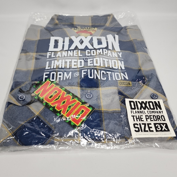 DIXXON The PEDRO Flannel Shirt - Men's 3XL - Picture 2 of 7